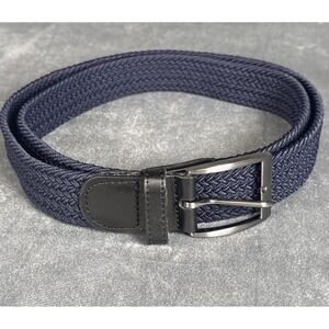 Ghost Golf Braided Stretch Belt Navy Blue Golf Belt Approx 46" Long Large